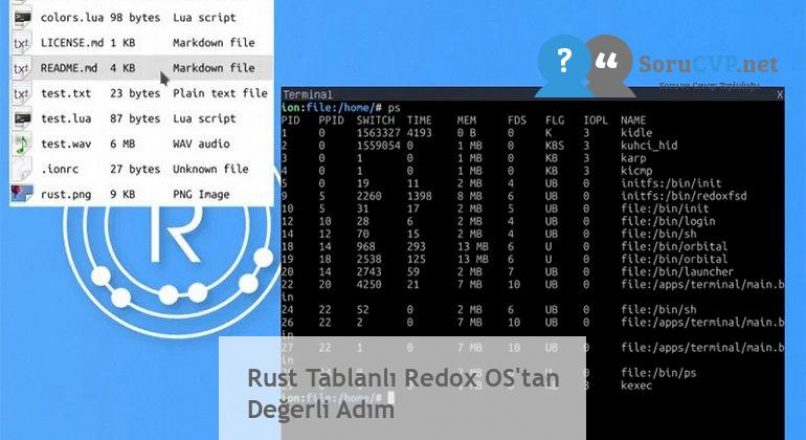 Rust Tablanlı Redox OS’tan Değerli Adım