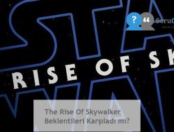 The Rise Of Skywalker Beklentileri Karşıladı mı?