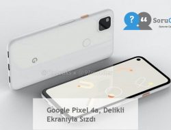 Google Pixel 4a, Delikli Ekranıyla Sızdı