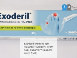 Exoderil 1 krem Fiyatı 2025: Ne için kullanılır, nasıl kullanılır?