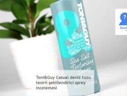 Toni Guy [Casual] Deniz Tuzu Etkili Şekillendirici Sprey Kullanımı